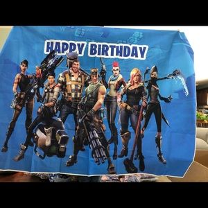 Huge fortnite happy birthday sign